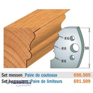 CMT Profielmessen I=50x4mm 2 stuks nr.509