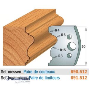 CMT Profielmessen I=50x4mm 2 stuks nr.512