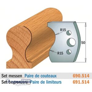 CMT Profielmessen I=50x4mm 2 stuks nr.514