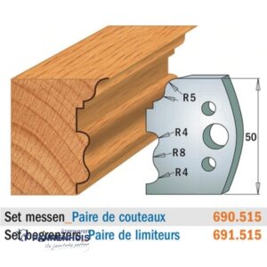 CMT Profielmessen I=50x4mm 2 stuks nr.515