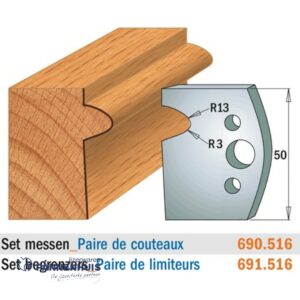 CMT Profielmessen I=50x4mm 2 stuks nr.516
