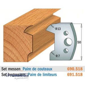 CMT Profielmessen I=50x4mm 2 stuks nr.518