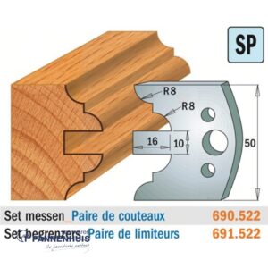 CMT Profielmessen I=50x4mm 2 stuks nr.522
