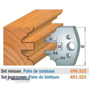 CMT Profielmessen I=50x4mm 2 stuks nr.523