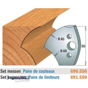 CMT Profielmessen I=50x4mm 2 stuks nr.550