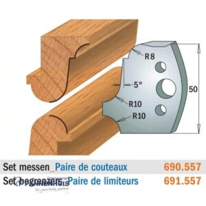 CMT Profielmessen I=50x4mm 2 stuks nr.557