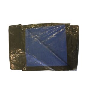 Ivana dekzeil blauw groen maatvast 150gr 3x4mtr