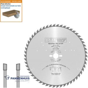 CMT Afkortcirkelzaag HW 350x30x3,5 Z54 Massieve houtsoorten