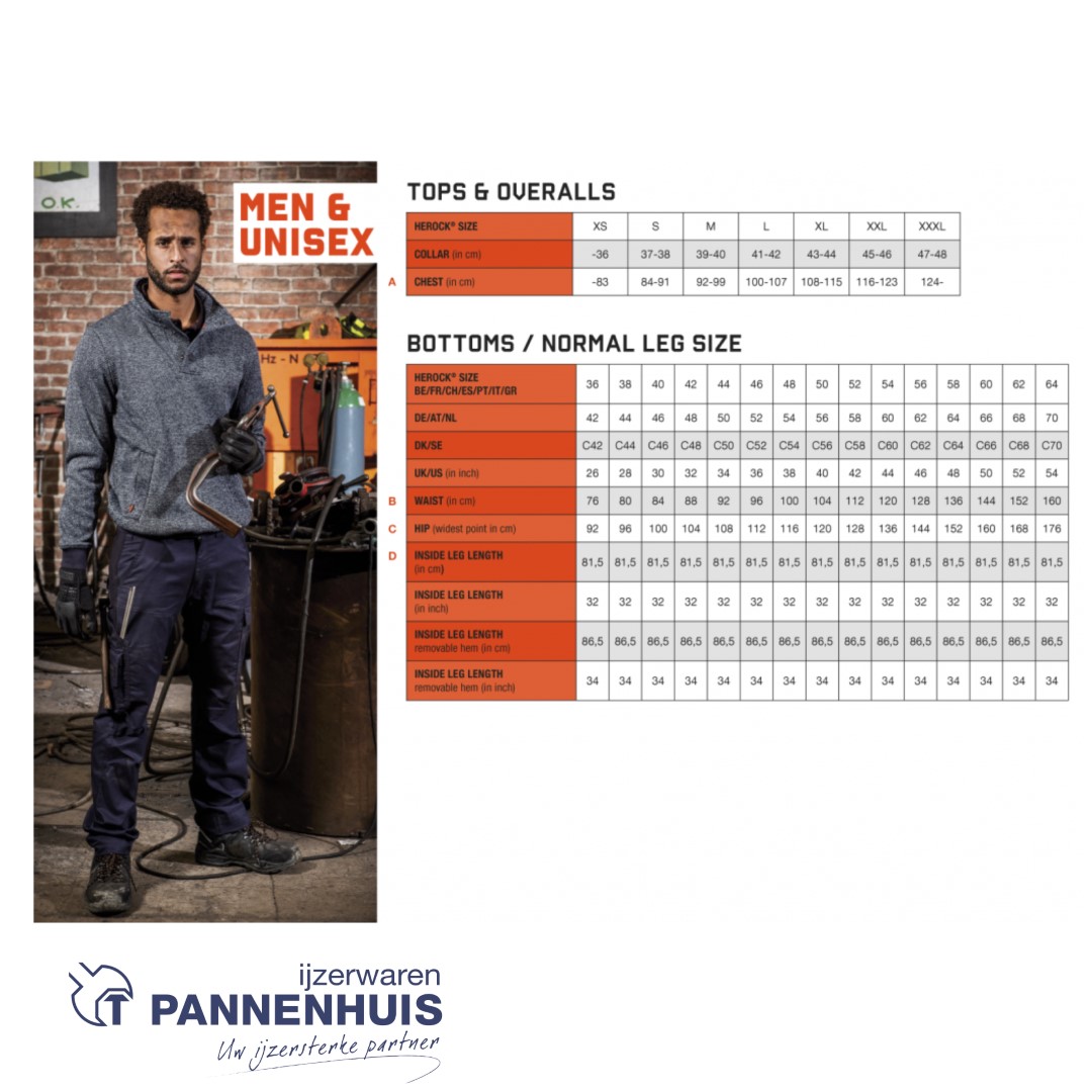 Herock Pallas Bermuda Zwart 54 - Afbeelding 3