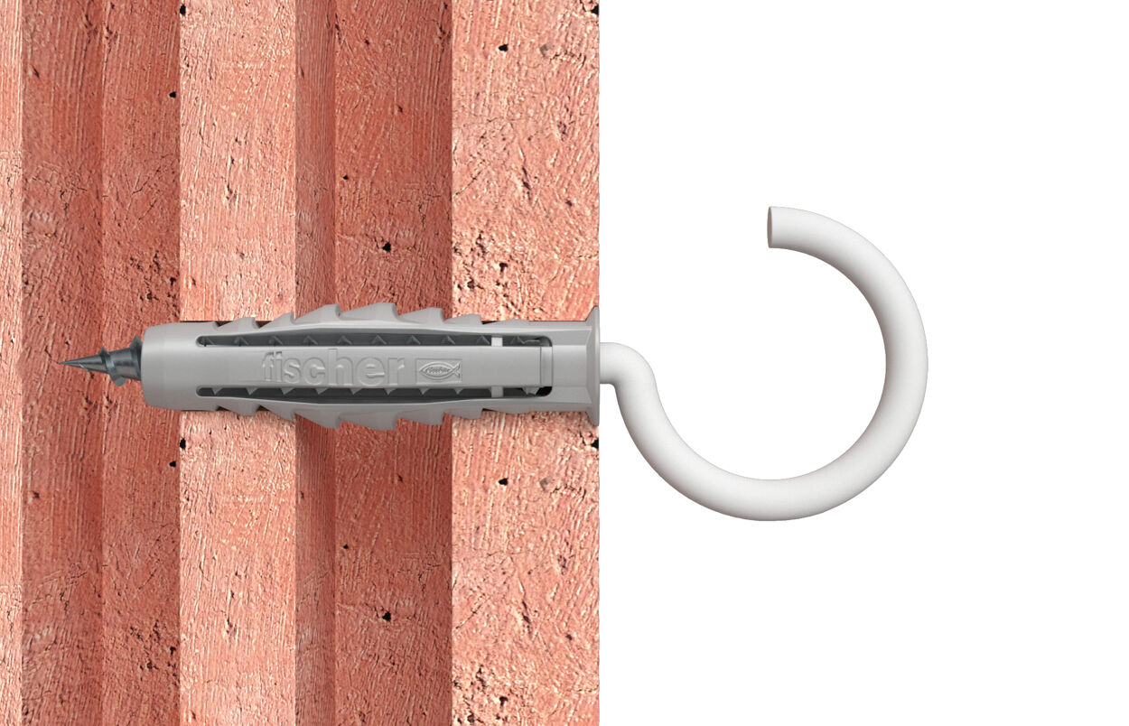 fischer Plug SX 10 x 50 met nylon ronde haak (blister) - Afbeelding 4