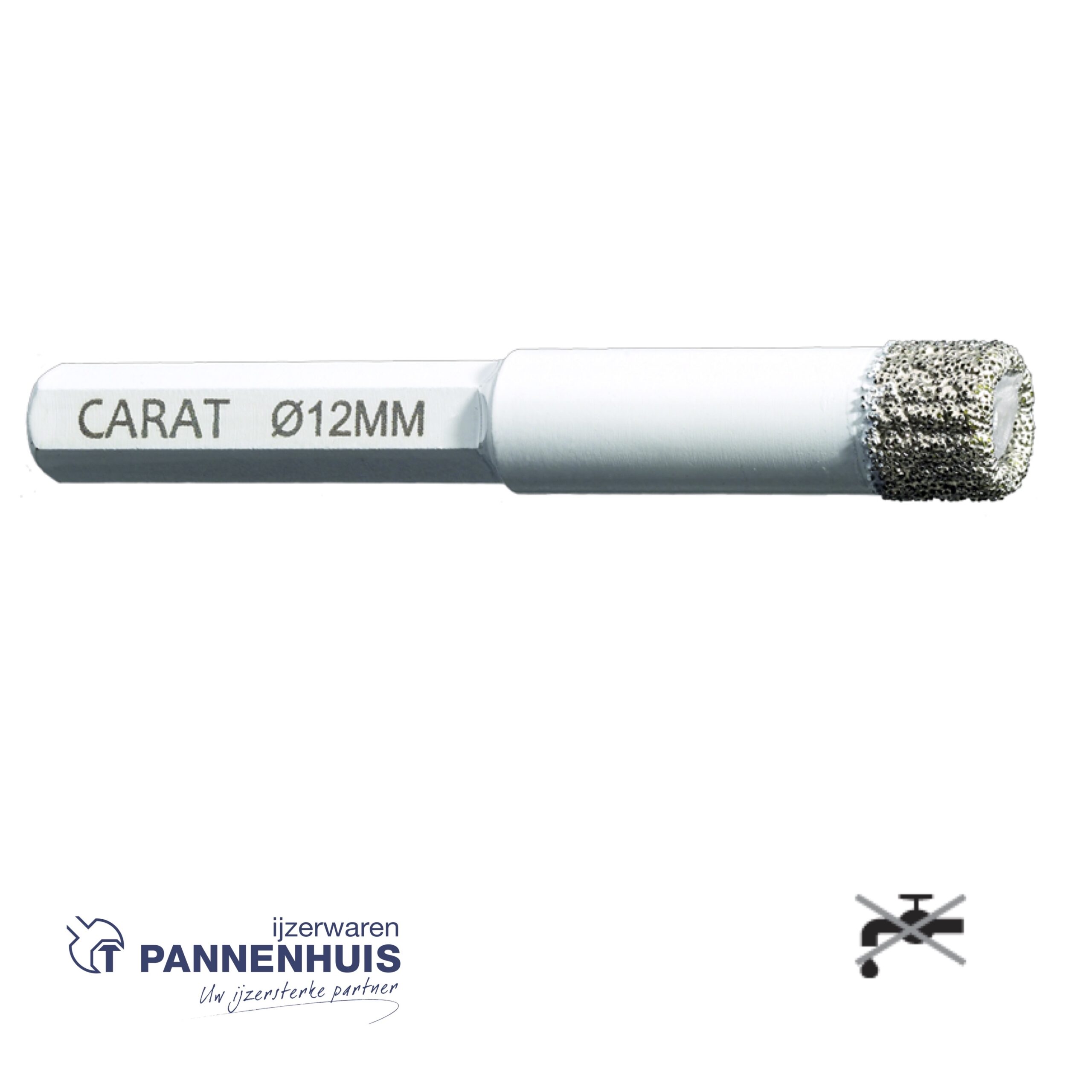 Carat ETD Briljant tegelboor 8mm zeskant