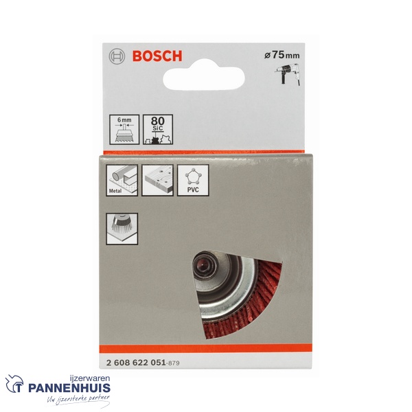 Bosch Komborstel 75 x 1 mm nylon - Afbeelding 2
