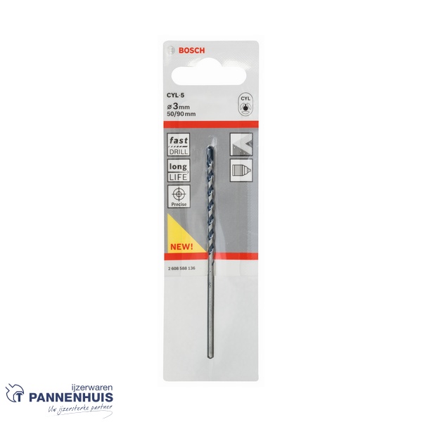 Bosch Betonboor CYL-5, 3 x 50 x 90 mm - Afbeelding 2