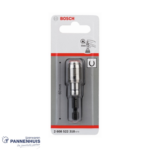 Bosch Universele houder One-Click functie 1/4", 60 mm - Afbeelding 2