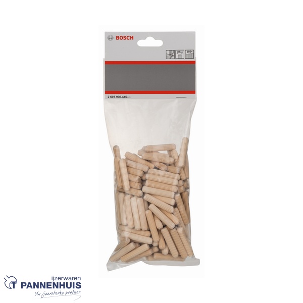Bosch Houten deuvel gegroefd 8 x 40 mm 150x - Afbeelding 2