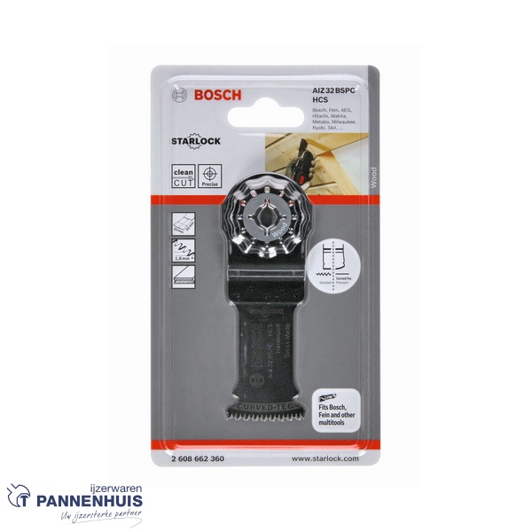 Bosch Starlock AIZ 32 BSPC HCS Hardhout 32x50 - Afbeelding 2