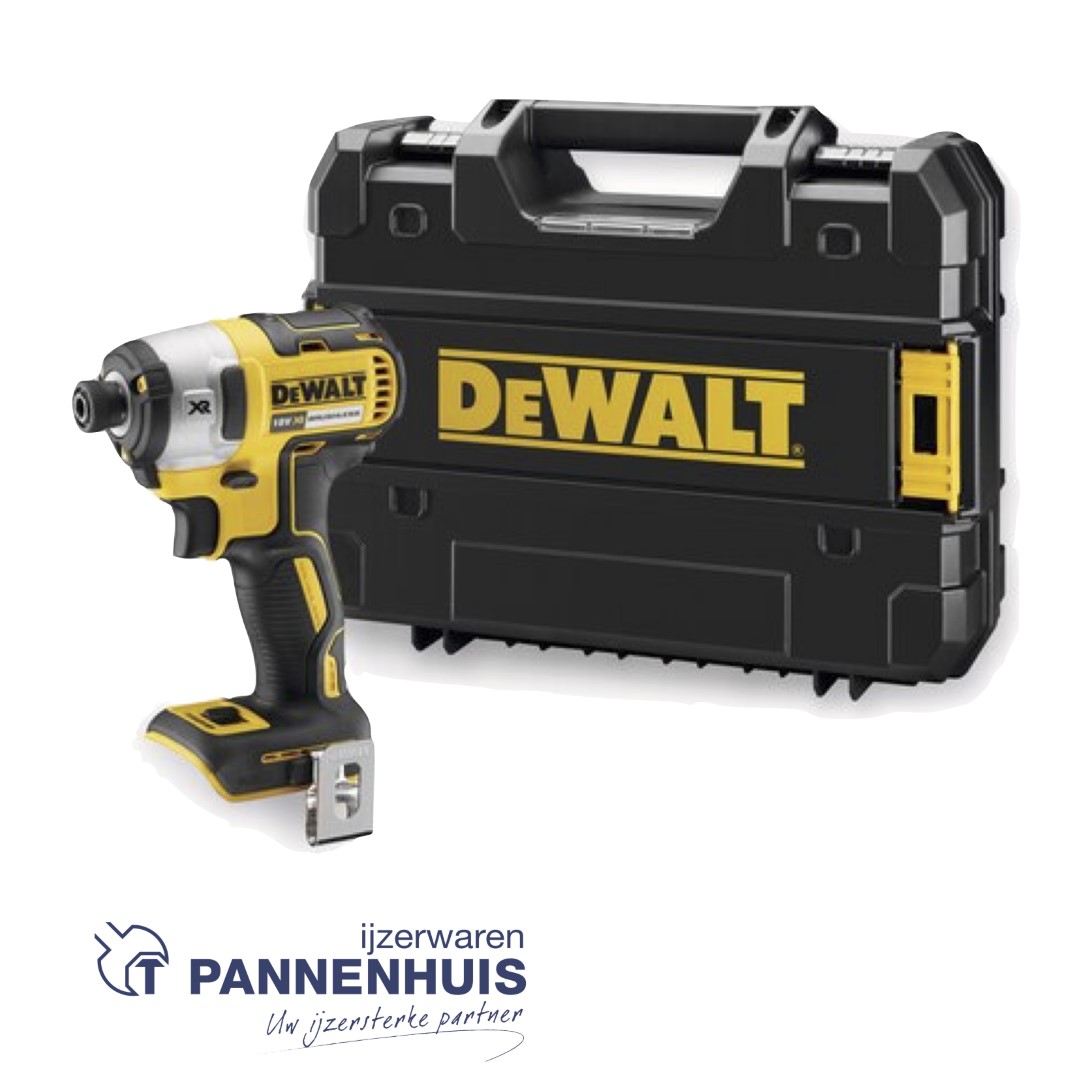 Dewalt DCF887NT 18V XR Brushless Slagschroevendraaier in TSTAK koffer - Body
