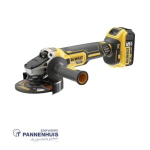 Dewalt DCG405P2 18V XR Brushless Haakse slijper 125mm - 2x 5,0Ah accu's in TSTAK