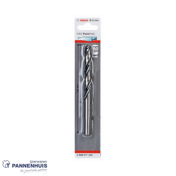 Bosch Spiraalboor HSS PointTeQ 11 mm gereduceerde opnameschacht - Afbeelding 2