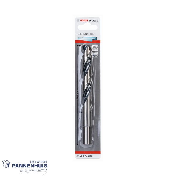 Bosch Spiraalboor HSS PointTeQ 14 mm gereduceerde opnameschacht - Afbeelding 2