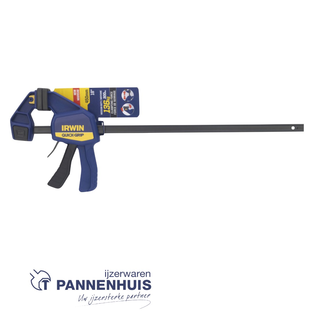 IRWIN 450 mm (18") Medium-Duty eenhandslijmtang/spreider