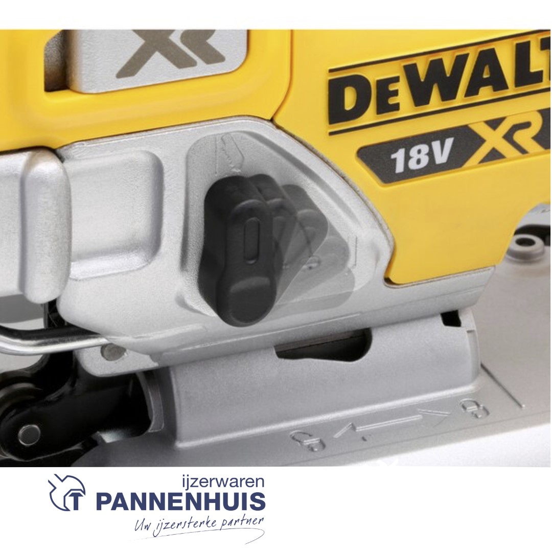 Dewalt DCS335NT 18V XR Brushless Body grip Decoupeerzaag in TSTAK - Body - Afbeelding 5