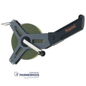 Kapriol Landmeter 50 m met handvat (staalband)