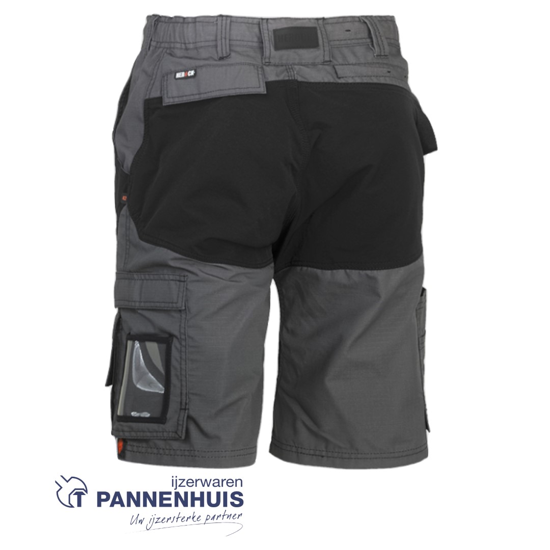Herock Hespar bermuda Antraciet/Zwart 44 - Afbeelding 2