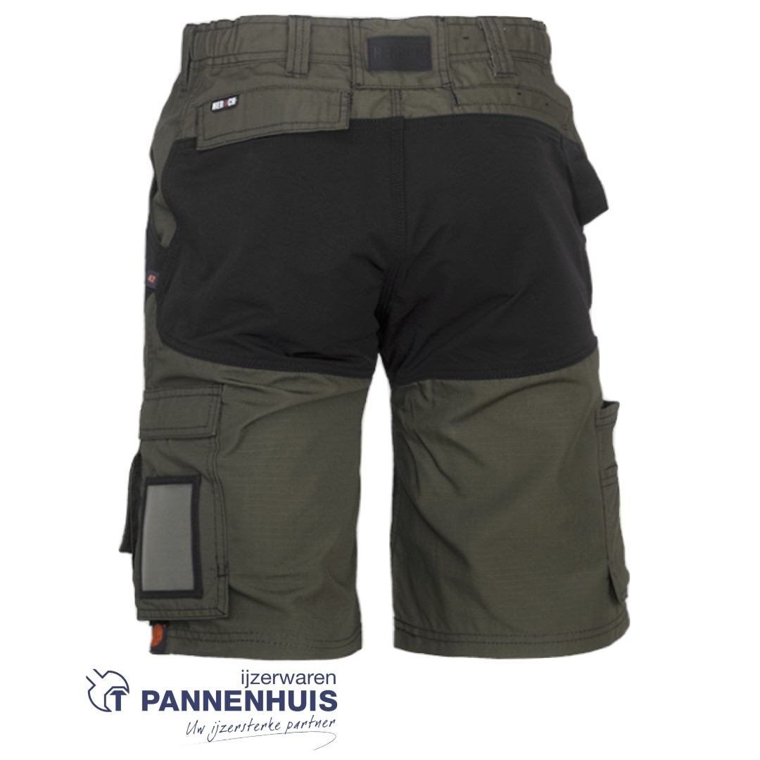 Herock Hespar bermuda Donker Kaki/Zwart 40 - Afbeelding 2