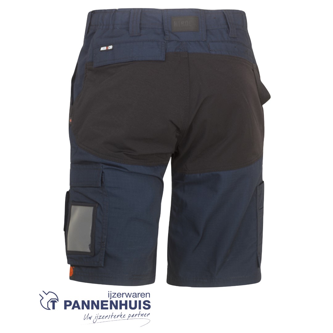 Herock Hespar bermuda Marine/Zwart 52 - Afbeelding 2