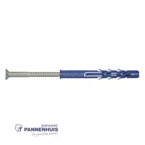 Rawl 10x100 Nylon plug met schroef Verzonken kop FF1 (25st)