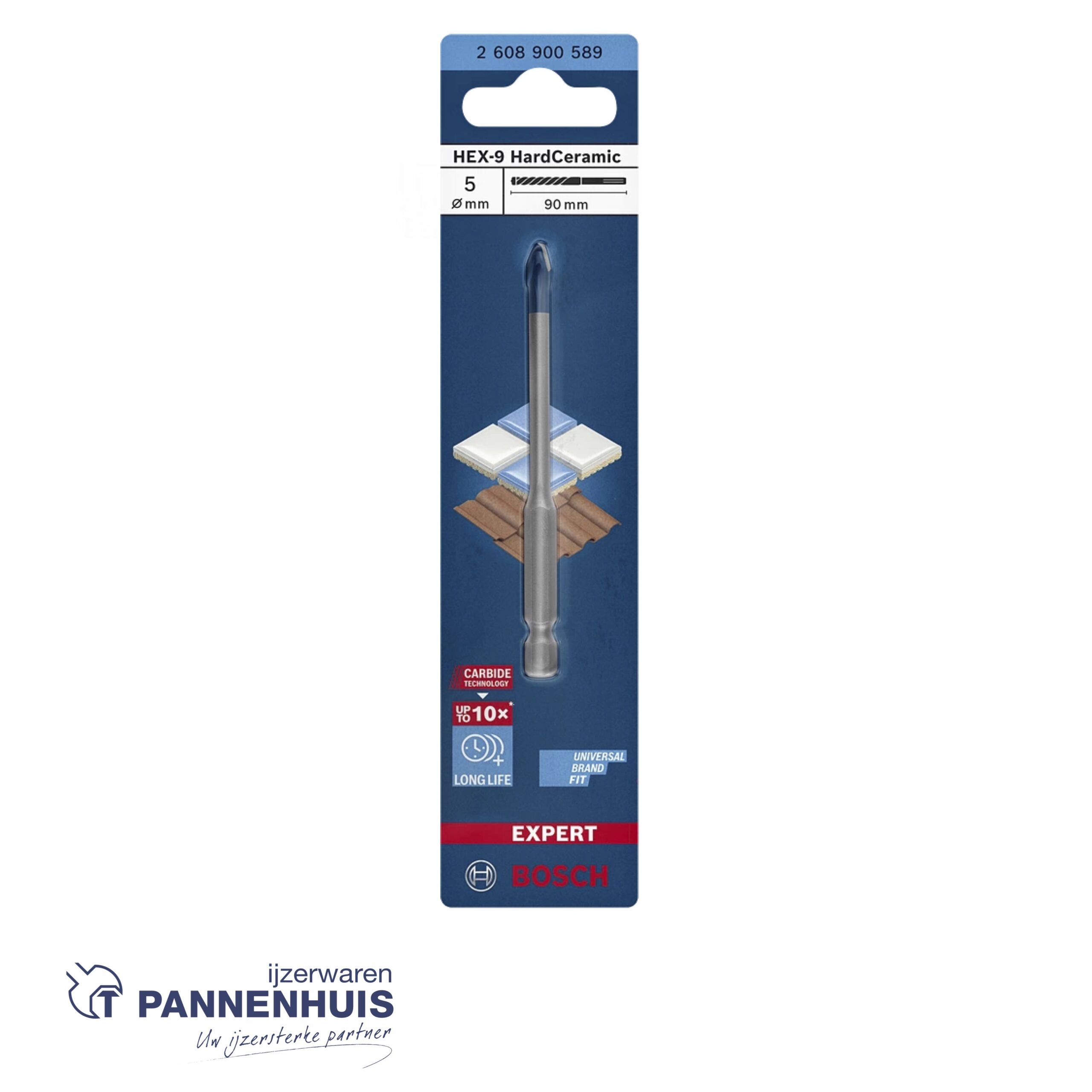 Bosch Expert Tegelboor HEX-9 HardCeramic 5x90 - Afbeelding 2