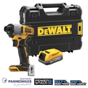 Dewalt DCF840E1T 18v XR Brushless Slagschroevendraaier 1x PS in TSTAK - Body
