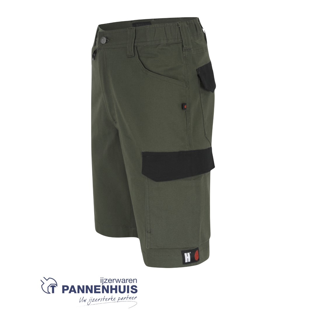Herock BARGO bermuda Donker Kaki/ Zwart 46 - Afbeelding 3