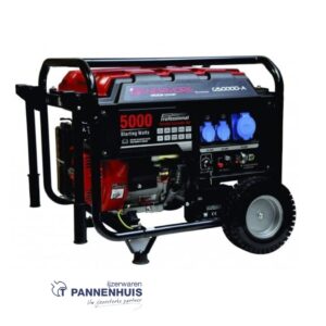 Stroomgroep G5000D-A 5KVA benzine AVR elektro start