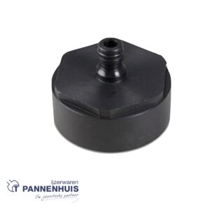 IBC adapter s60x6 naar gardena 1/2 - met pe dichting (020 - Black)
