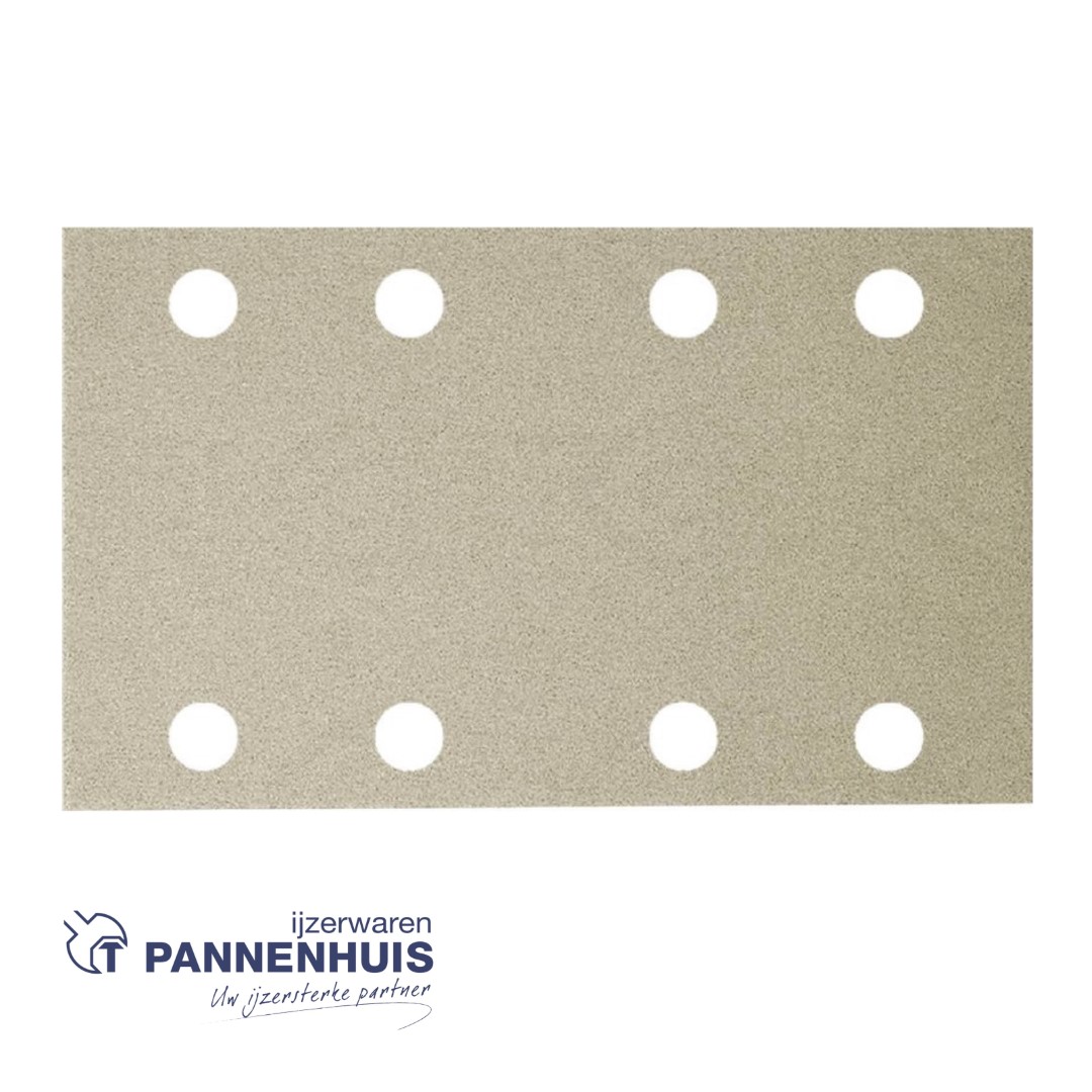 Ivana klittenband rechthoek 80 x 133mm 8-gats korrel 60 (10 st)