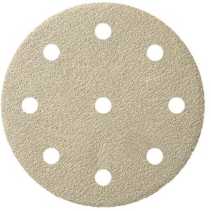 Ivana klittenband rond ø125mm 9-gats korrel 80 (10 st)