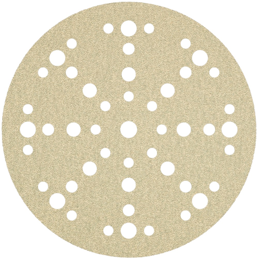Ivana klittenband rond ø150mm multi-gats korrel 180 (10 st)