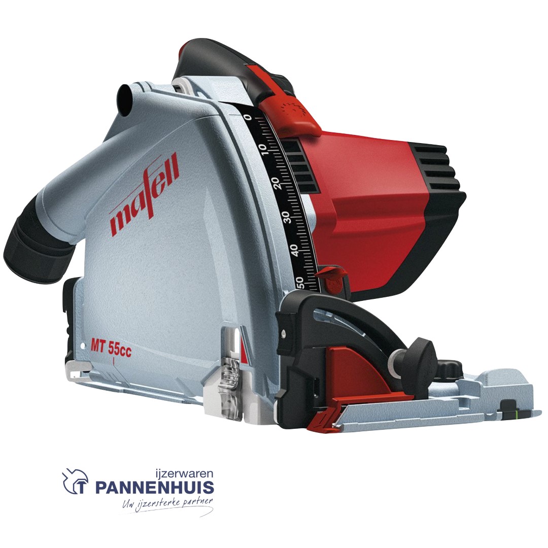 Mafell Invalzaag MT 55 cc MidiMAX in T-MAX + zaagblad F 160 geleidingsrail - Afbeelding 2