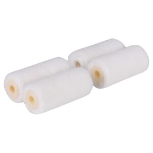 Copenhagen Pro aflakroller vilt - 5 mm poolhoogte - 5.5 cm - wit (4 stuks)