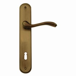 Deurkruk Pro ERICA BRONS PLAAT+KEY  90MM