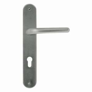 Deurkruk Pro LILLA INOX LOOK PLAAT+CYL 72MM