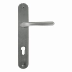 Deurkruk Pro LILLA INOX LOOK PLAAT+CYL 85MM
