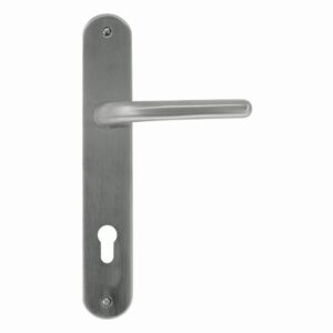 Deurkruk Pro LILLA INOX LOOK PLAAT+CYL 92MM