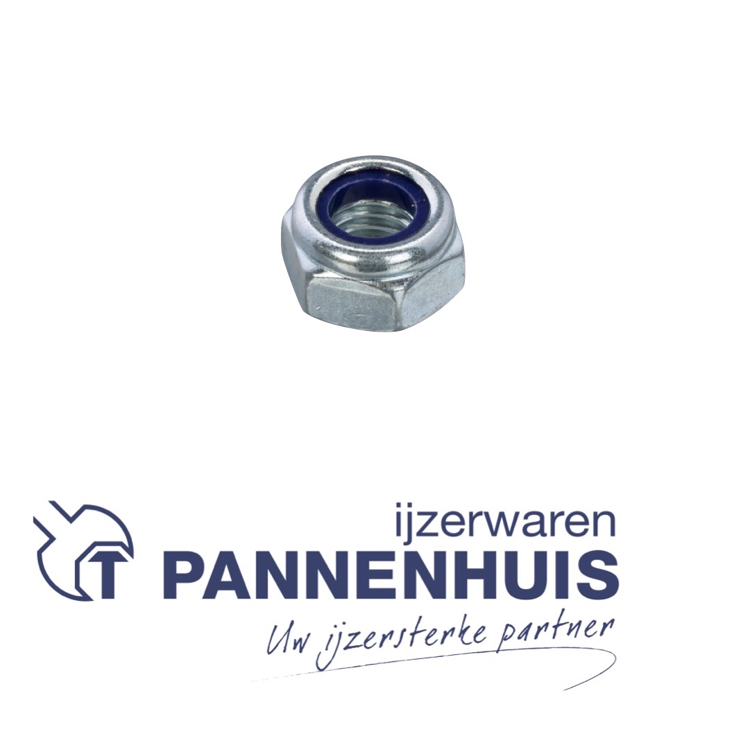 Borgmoer verzinkt DIN985 6 mm (250st)