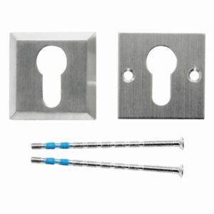 Veiligheidscilinderplaatje SQUARE INOX PLUS 10MM