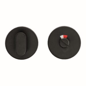 WC garnituur rond SHAPE CLASS 3 ZWART
