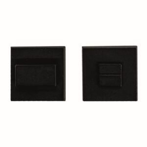 WC garnituur SQUARE 48MM ZWART