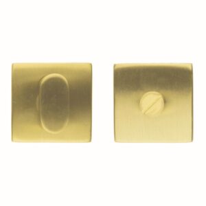 WC garnituur SQUARE SHAPE MAT KOPER Zonder Rood/Wit